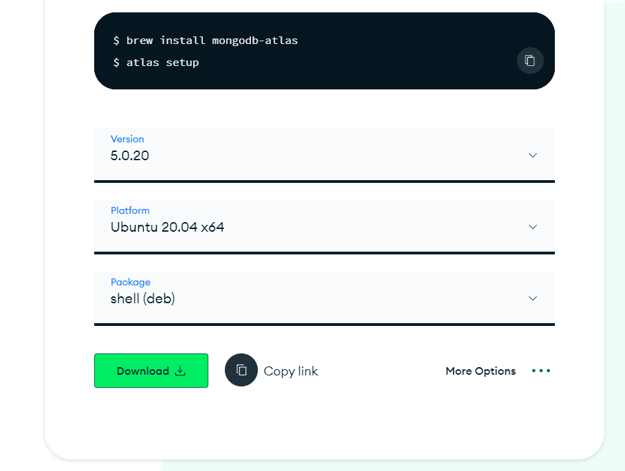 Linux 安装 MongoDB